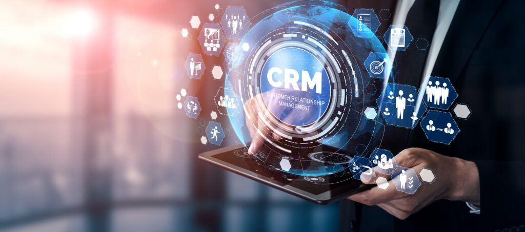 crm customer relationship management business sales marketing system concept2